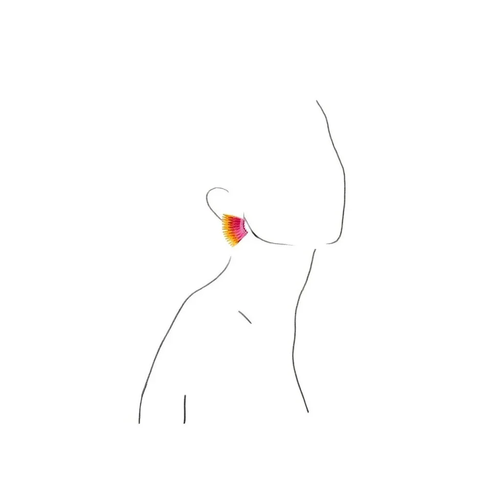 Mignonne Gavigan Mini Madeline Earrings Pink BRAND NEW RETAIL $150 - Picture 6 of 8